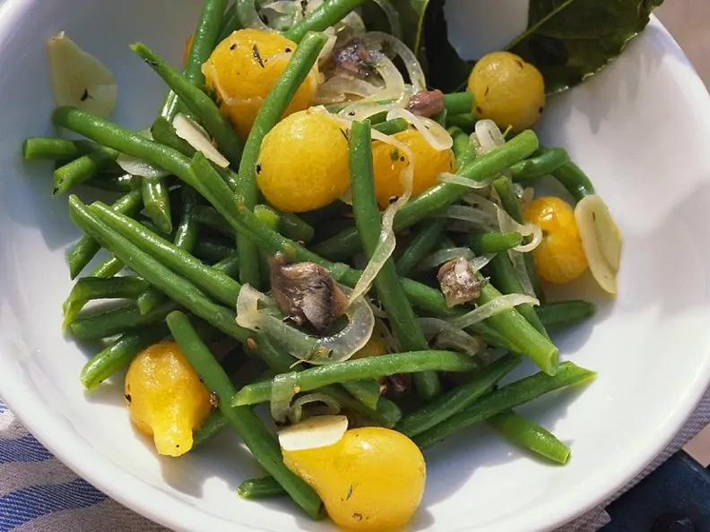 Bohnensalat mit Tomaten