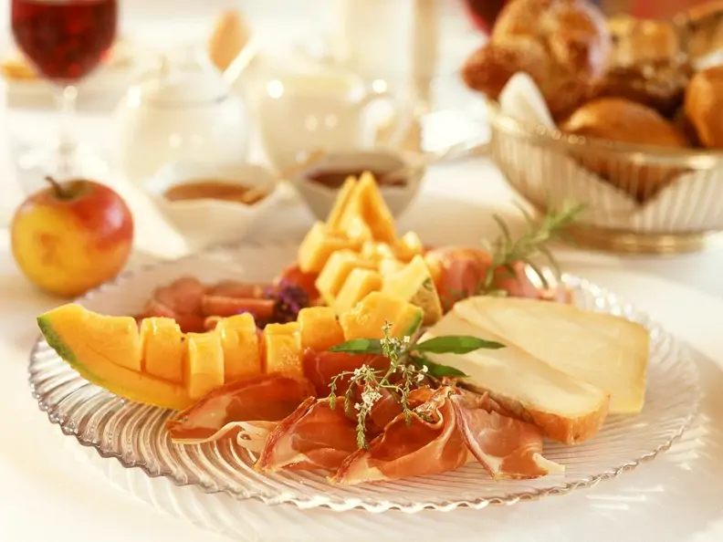 Melone mit Parmaschinken