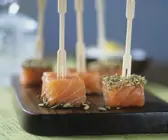 Lachs-Spießchen