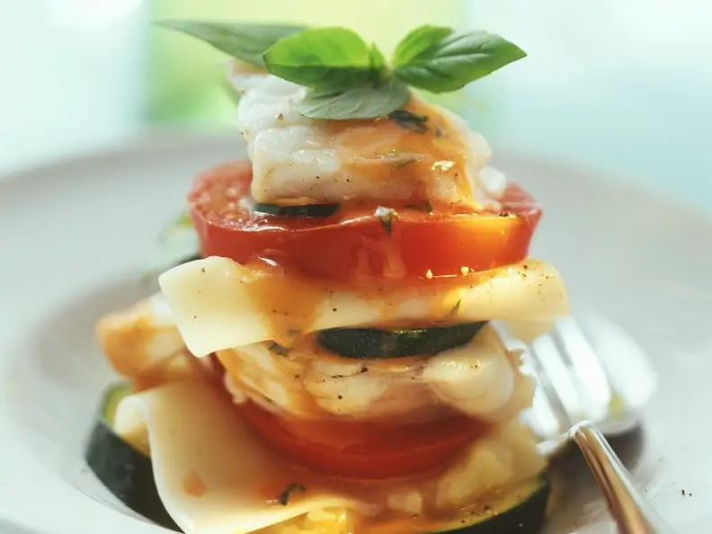 Lasagne mit Seeteufel