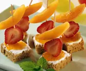 Frucht-Brot-Häppchen