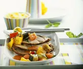 Lammbraten mit Gemüse