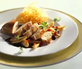 Hähnchenbrust mit Spargel