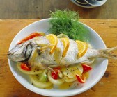 Brasse mit Fenchel