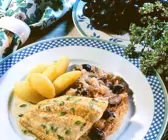 Kabeljau mit Sauerkraut