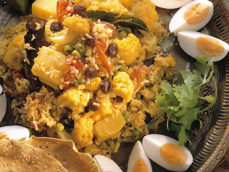 Biriyani aus dem Römertopf