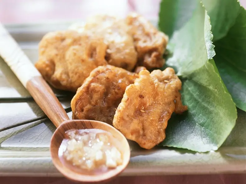 Frittiertes Schweinefleisch