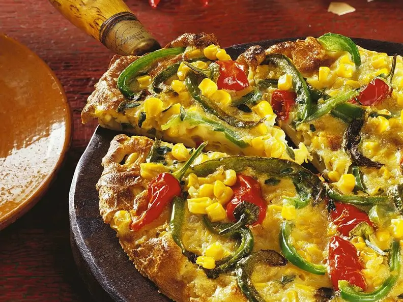 Mexikanische Tortilla mit Gemüse