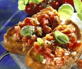 Bruschetta mit Zwiebeln