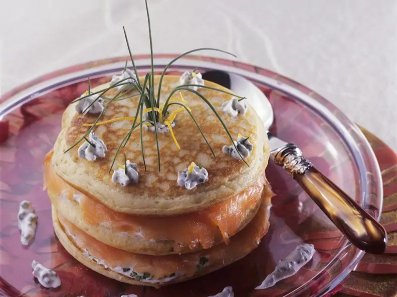 Blinis mit Räucherlachs