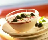 Quarkcreme mit Beeren