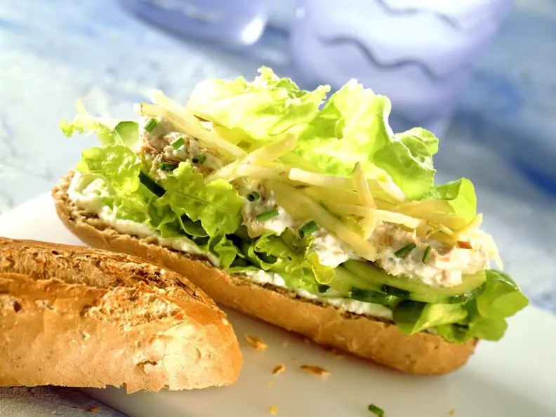 Baguette mit Thunfischsalat