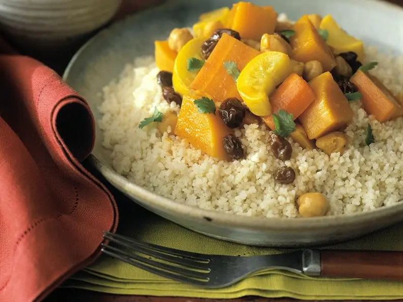 Couscous mit Kürbisgemüse