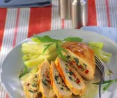 Gefüllte Hähnchenbrust mediterran