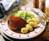 Rinderfilet in Rotweinsauce