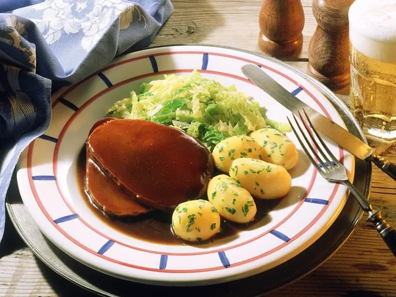 Rinderfilet in Rotweinsauce