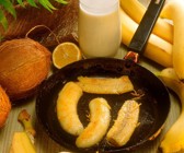 Bananen in Honig-Butter