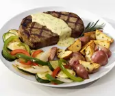 Steak mit Bratkartoffeln