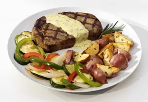 Steak mit Bratkartoffeln