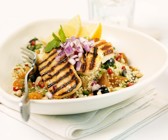 Putenbrust mit Couscous-Salat