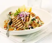 Putenbrust mit Couscous-Salat