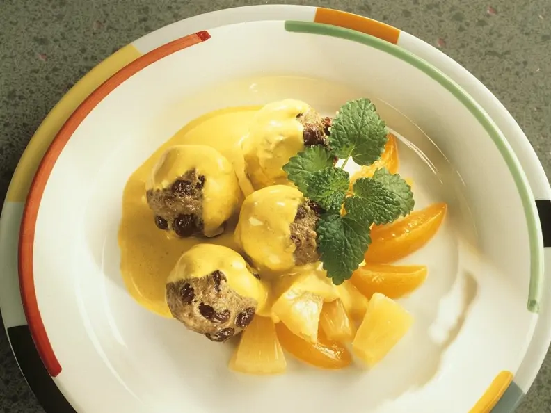 Fleischbällchen mit fruchtiger Sauce