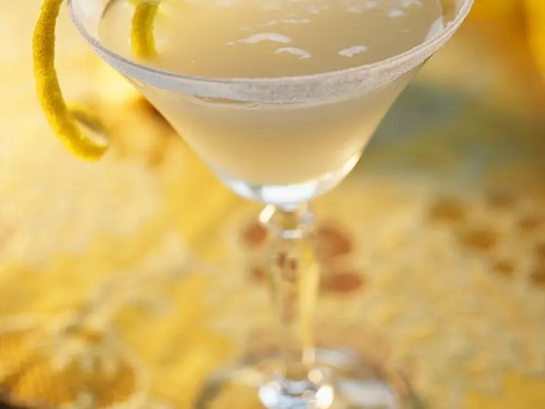 Zitronen-Martini-Drink
