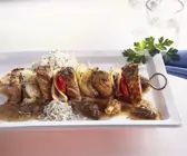 Kalbs-Schaschlik mit Morcheln