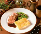 Lamm mit Kartoffelgratin