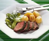 Kräuter-Rinderlende mit Kartoffeln