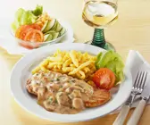 Pilzrahm-Schnitzel