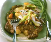 Rostbraten mit Gemüse