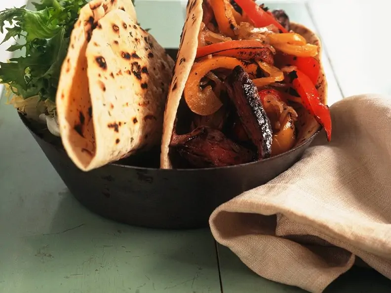 Tortillas mit Rindfleischfüllung