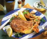 Cordon bleu mit Bratkartoffeln
