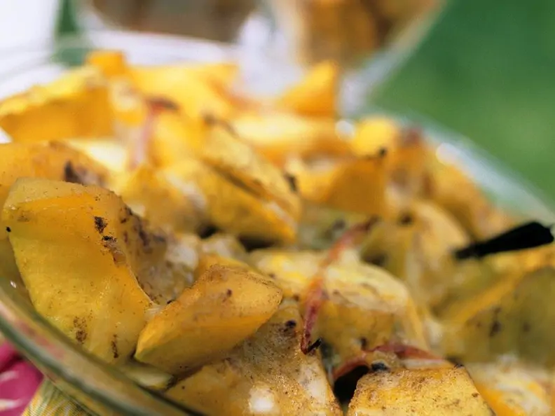 Süßkartoffel-Bananengratin