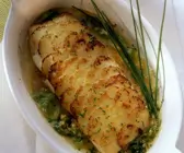 Steinbutt mit Kartoffelkruste