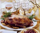 Gebratene Ente mit Rotkohl