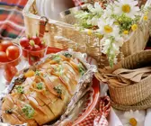 Sandwich-Brot mit Räucherlachs