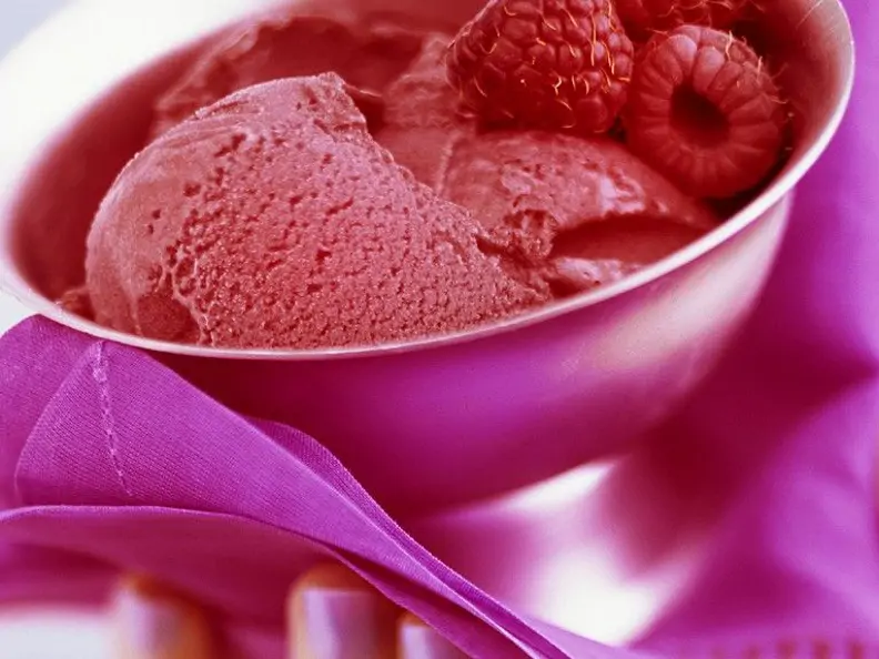 Himbeersorbet