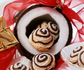 Kokosmakronen mit Schokolade