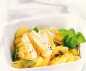 Blitz-Kartoffelsalat mit Käse