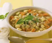Gemüsesuppe mit Pute