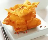 Wan Tans mit Hähnchenfüllung