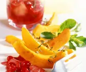 Gebratener Kürbis mit Cranberries