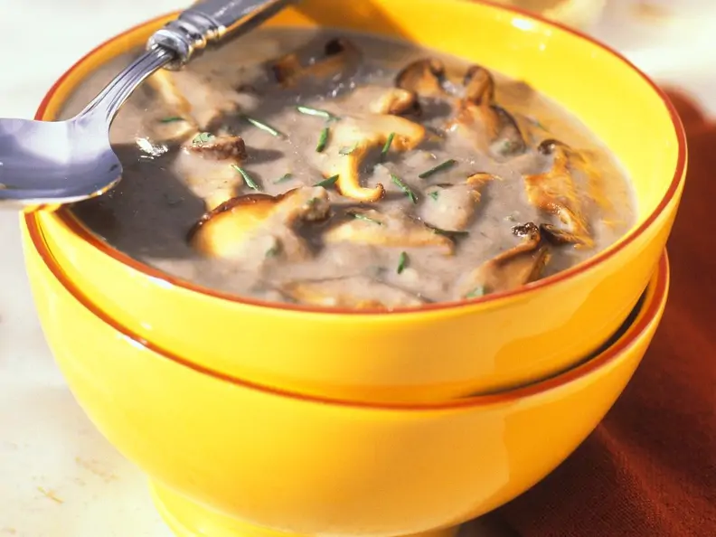 Cremige Waldpilzsuppe