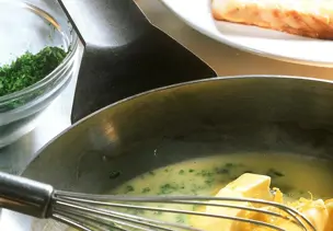 Fischfilet mit Zitronen-Buttersauce