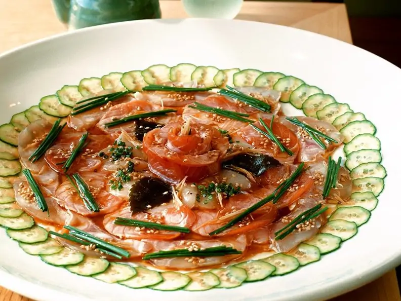 Lachscarpaccio