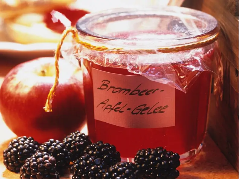 Apfel-Brombeergelee