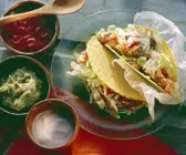 Taco Shells mit Hackfleischfüllung
