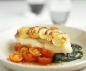 Zander mit Kartoffelschuppen